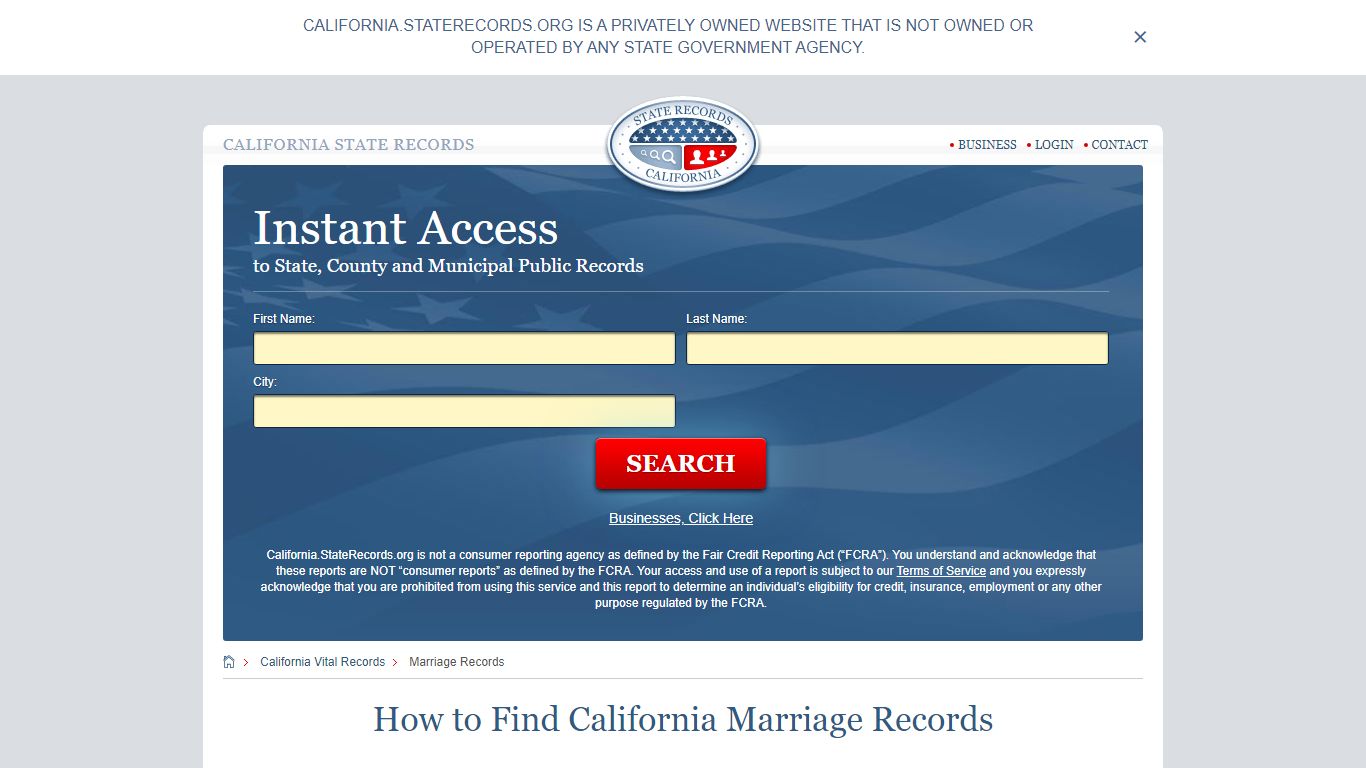 How to Find California Marriage Records